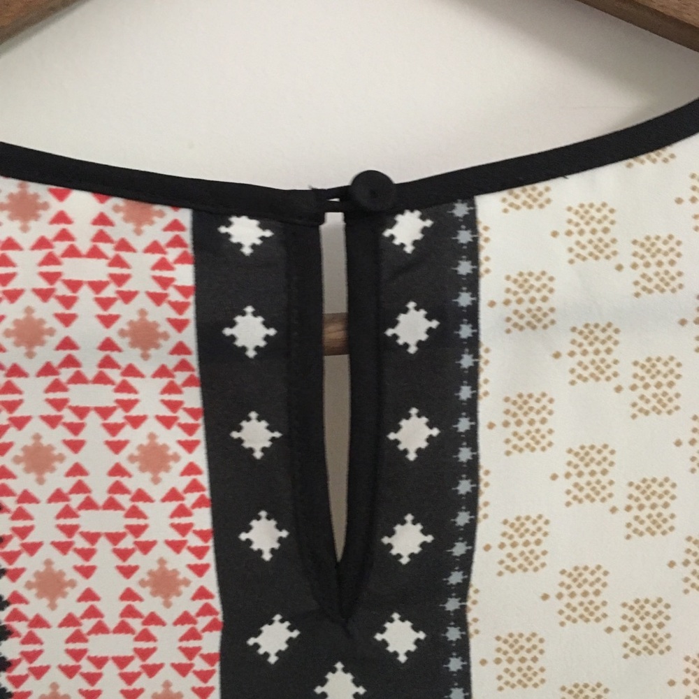 Daniel Rainn Mixed Print Tank Top - Picture 4 of 5